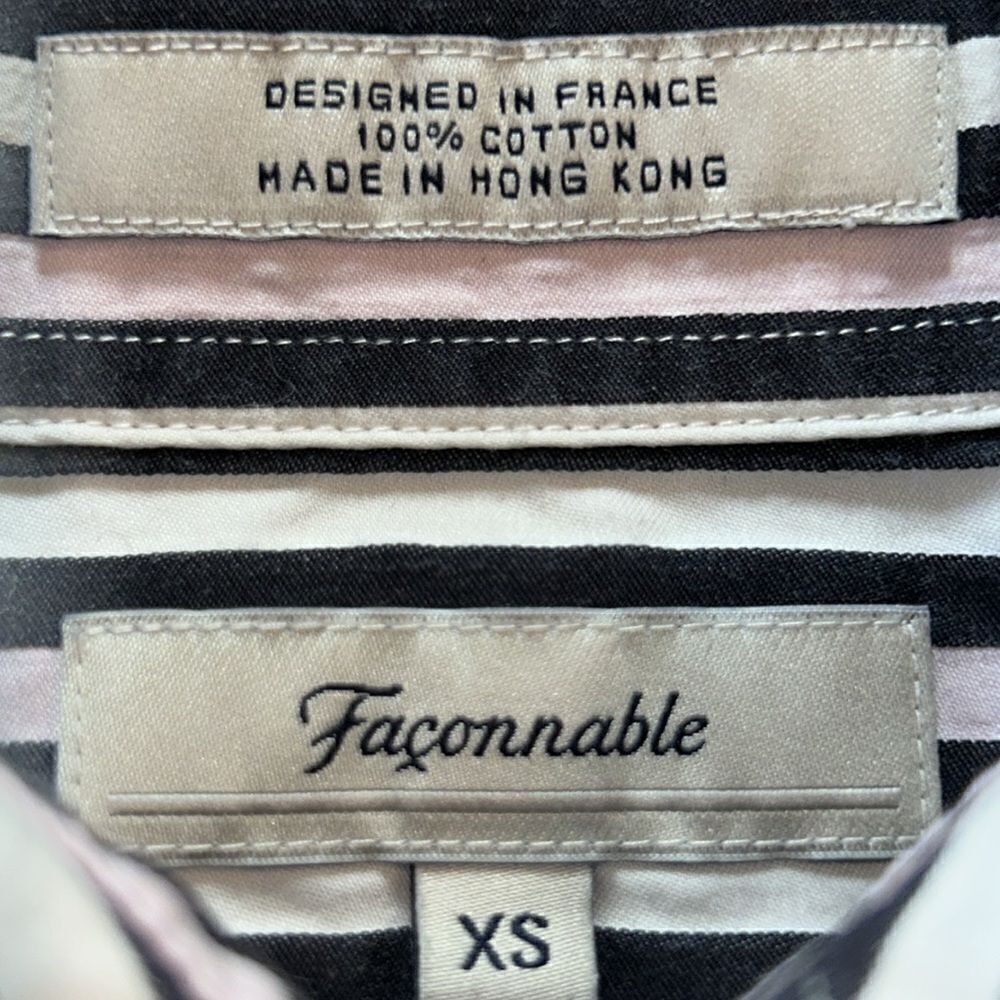 Luxury France 🇫🇷 Designer 🧑‍🎨 Faconnable Tailored in Hong Kong🇭🇰 💯Cotton - Picture 10 of 17